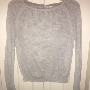 Anthro sz S, gray sweater - EUC